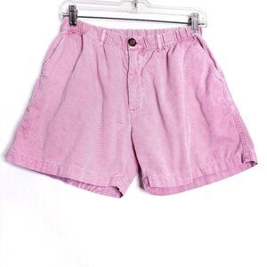 Chubbies Pink Cotton High Rise Waist Shorts Women's Size Medium